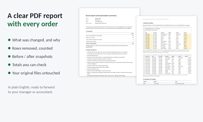 clean, merge and automate your messy excel or CSV files with vba macros