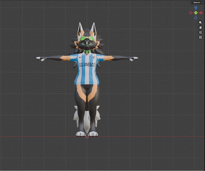 create a custom furry 3d avatar for vrchat