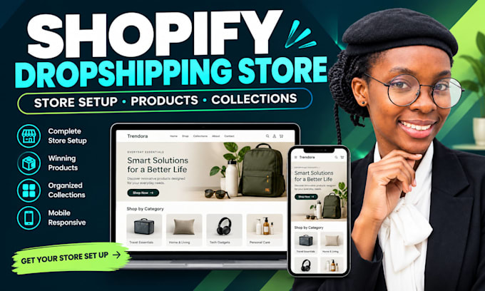 set up a shopify dropshipping store for your niche