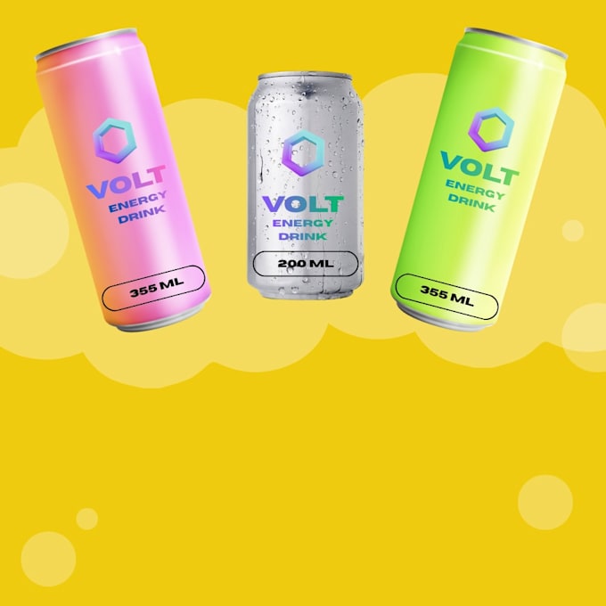 design professional energy drink advertisements in canva