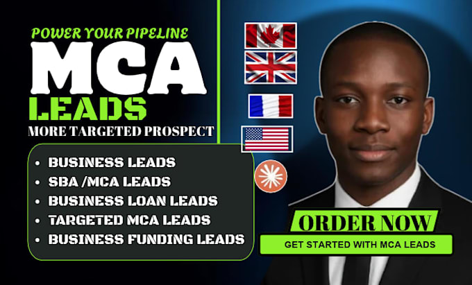 generate targeted mca leads and business loan leads
