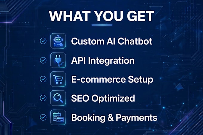build ai business website with ai chatbot