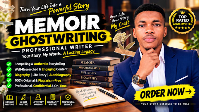 ghostwrite your memoir and autobiography ghostwriter nonfiction ebook writer