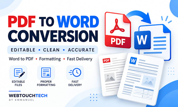convert PDF to editable word and word to PDF