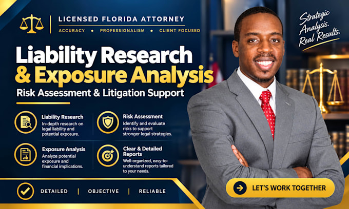 prepare liability research and litigation exposure reports