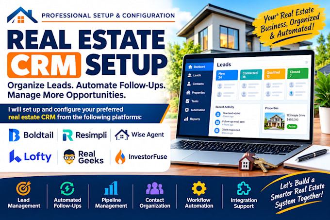 set up boldtail resimpli wise agent lofty real geeks investorfuse