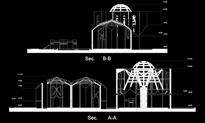 do professional 2d cad drawing, floor plan, and convert pdf to dwg
