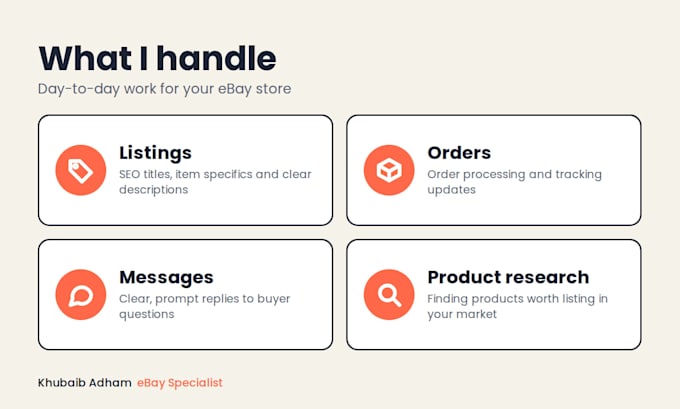 manage your ebay store and process orders