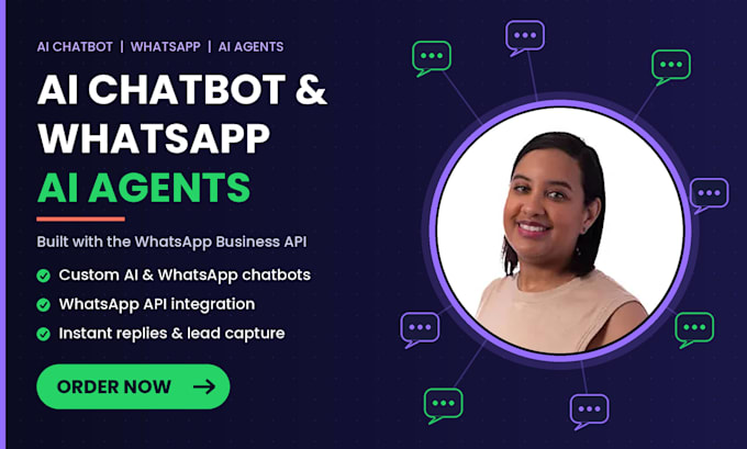 build ai chatbot, whatsapp chatbot, whatsapp ai agents using whatsapp API
