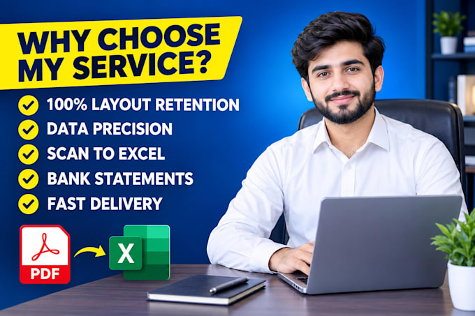 convert PDF to word or excel and fix formatting professionally