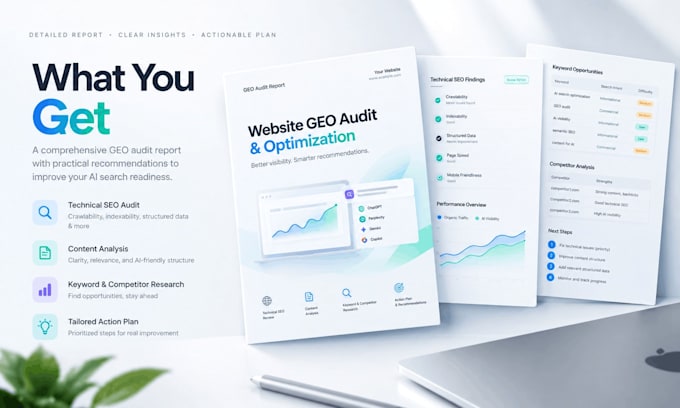 provide a GEO audit and optimize your website for ai search