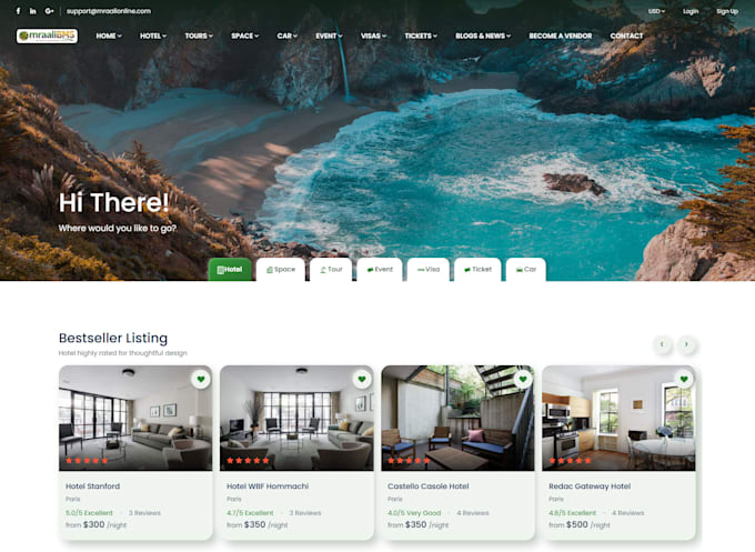 develop custom booking and reservation website using laravel