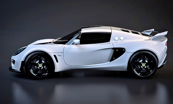create realistic game ready 3d cars for unity unreal engine hard surface model