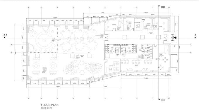 2d autocad floor plans