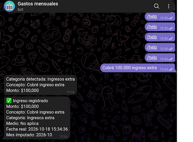 develop a python telegram bot integrated with google sheets