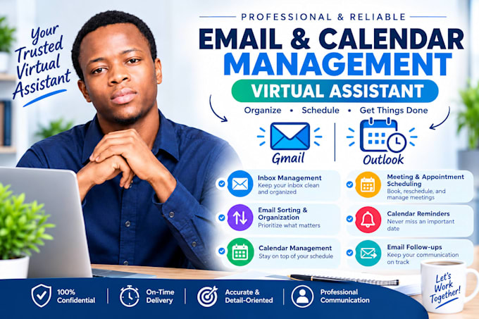 manage your gmail, outlook inbox and calender