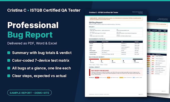 test your website or app in italian as a native QA tester