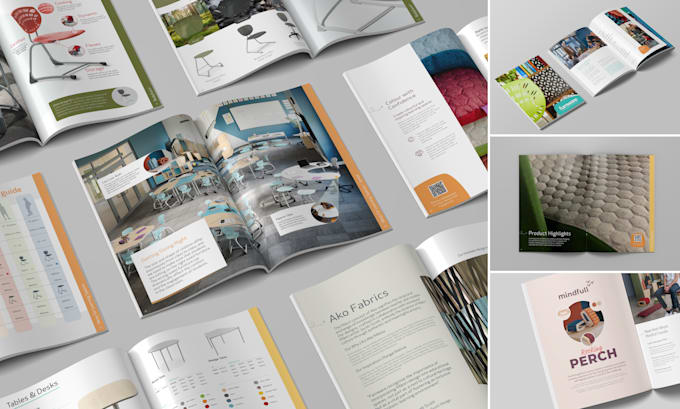 design a product catalog, lookbook, or sales document