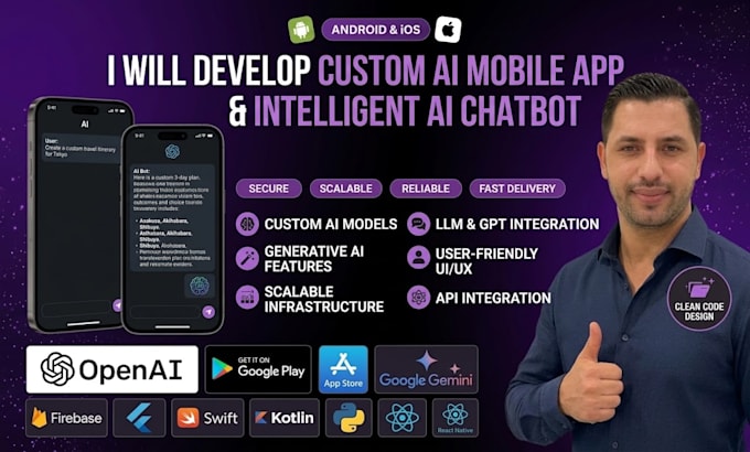 build ai mobile app development mobile app developer ai mobile app ai chatbot