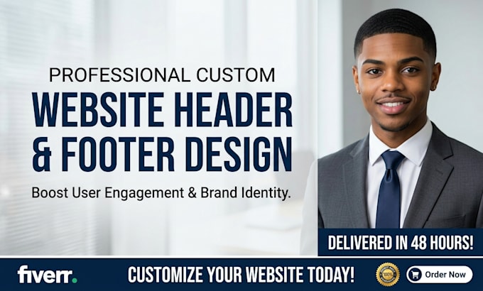 header and footer website design