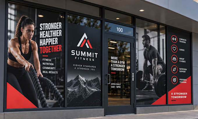 do storefront or shopfront window graphics, vinyl decals