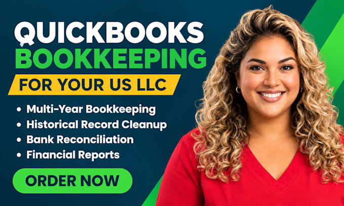 reconstruct multi year quickbooks bookkeeping for your US llc