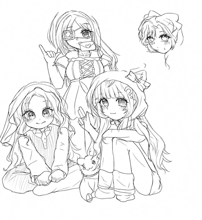 Do drawing about anime art, illustration, fanart, and oc by ...