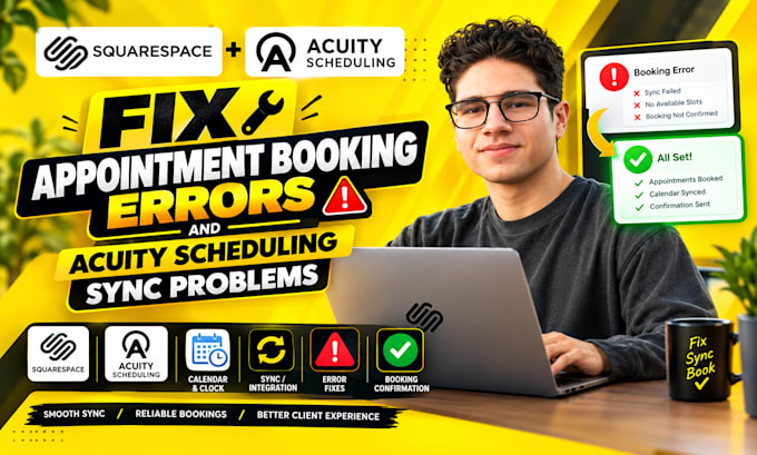 fix squarespace appointment booking errors and acuity scheduling sync problems