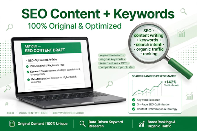 write SEO blog article for your website