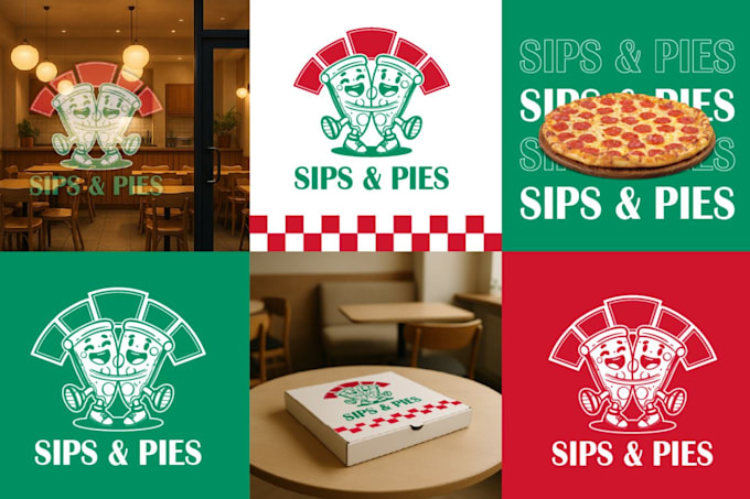 design unique food logo restaurant or fast food