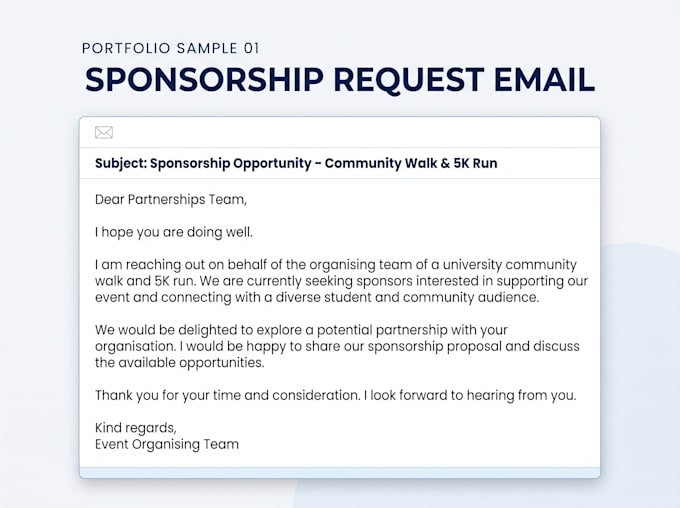 write professional business emails and follow ups