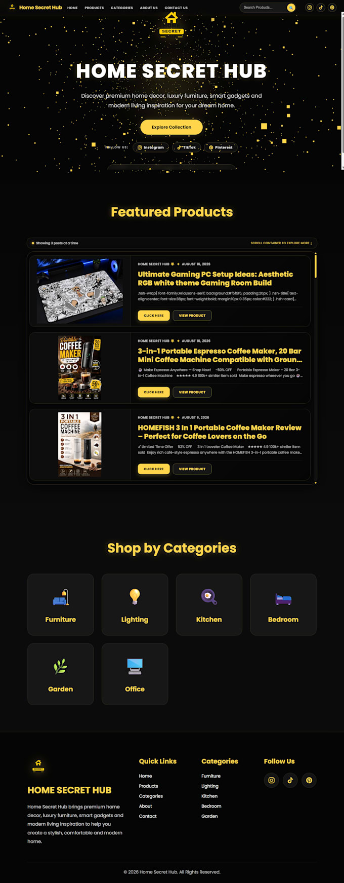 create modern 3d websites with animations