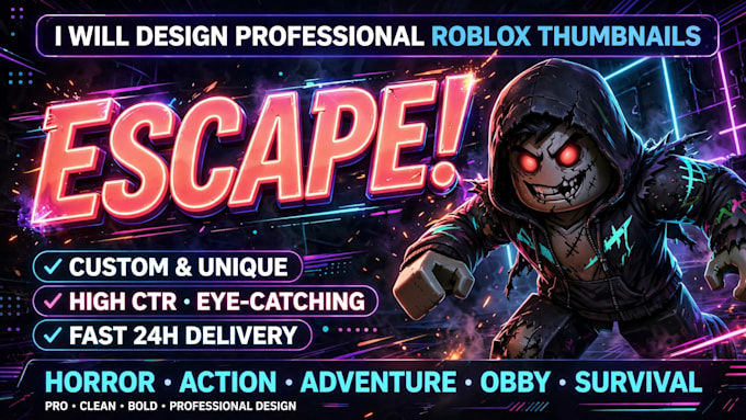 design 3d cartoon minecraft thumbnail