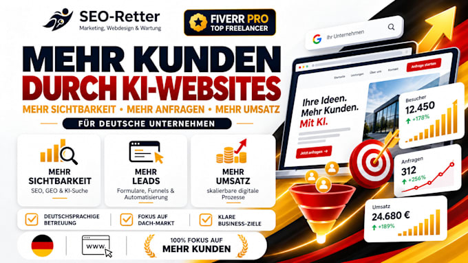 develop custom ai websites and software for the german market