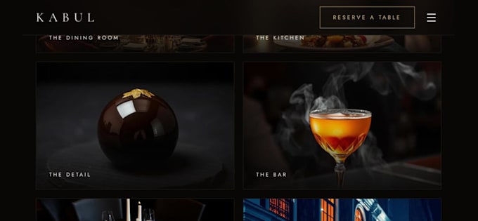 design a modern and responsive website page