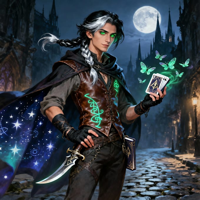 make a amazing dnd party d and d character for you