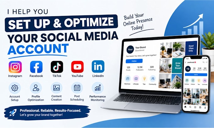 help you set up and optimize your social media account