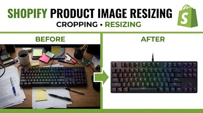 crop and resize product images for your shopify store