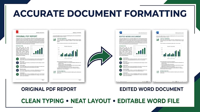 do english typing and PDF to word conversion