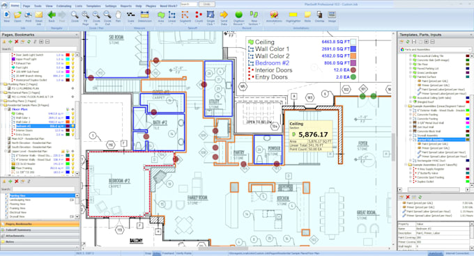 do detailed mep, dry wall lumber breakdown takeoff and construction estimation