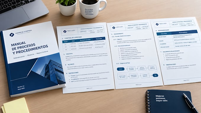 write professional sops, process documentation, and operations manuals