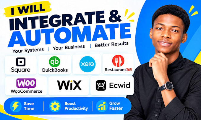integrate square quickbooks xero restaurant365 woocommerce wix ecwid