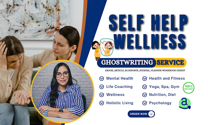 be your self help ebook writer, editing amazon KDP journal workbook ghostwriter