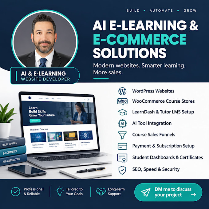 ai e learning course e commerce lms website e commerce courses woocommerce
