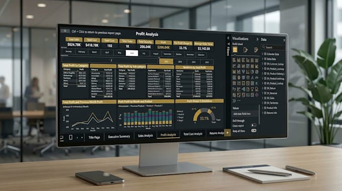 create power bi dashboards