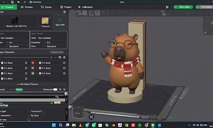 color your 3d model convert stl to 3mf split for bambu lab multicolor printing