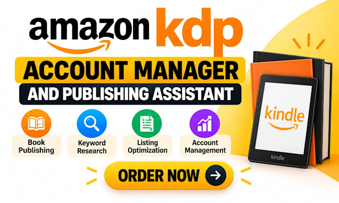 be your amazon KDP account manager and publishing assistant