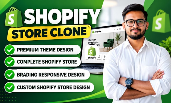 clone duplicate, redesign your shopify store and website