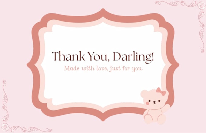 design custom thank you cards in canva