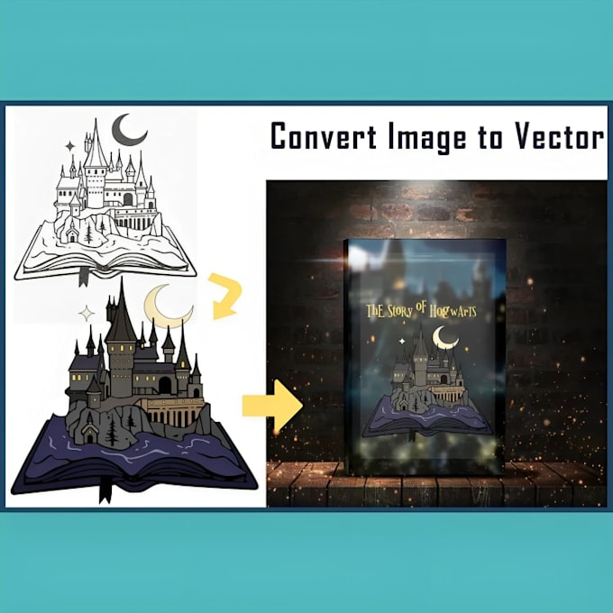 manually vector trace and recreate your logo or image